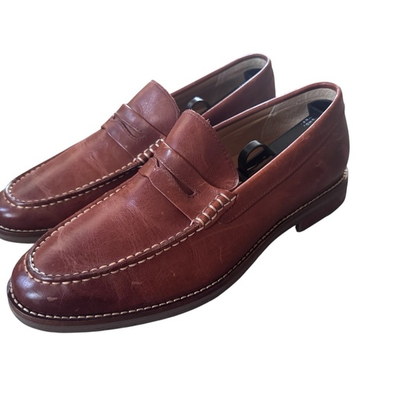 SPERRY Gold Cup Penny Loafer Shoes Men’s Sz US 9.5 W Leather Brown STS19069 - Picture 4 of 7
